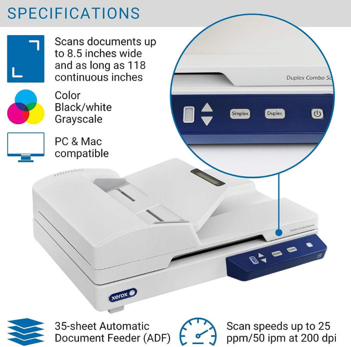 visioneer-xerox-xd-combo-duplex-combo-flatbed-document-scanner-for-pc-and-mac-automatic-document-feeder-adf