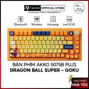Bàn phím cơ AKKO 5075B Plus Dragon Ball Super Goku Multi-modes RGB Hotswap