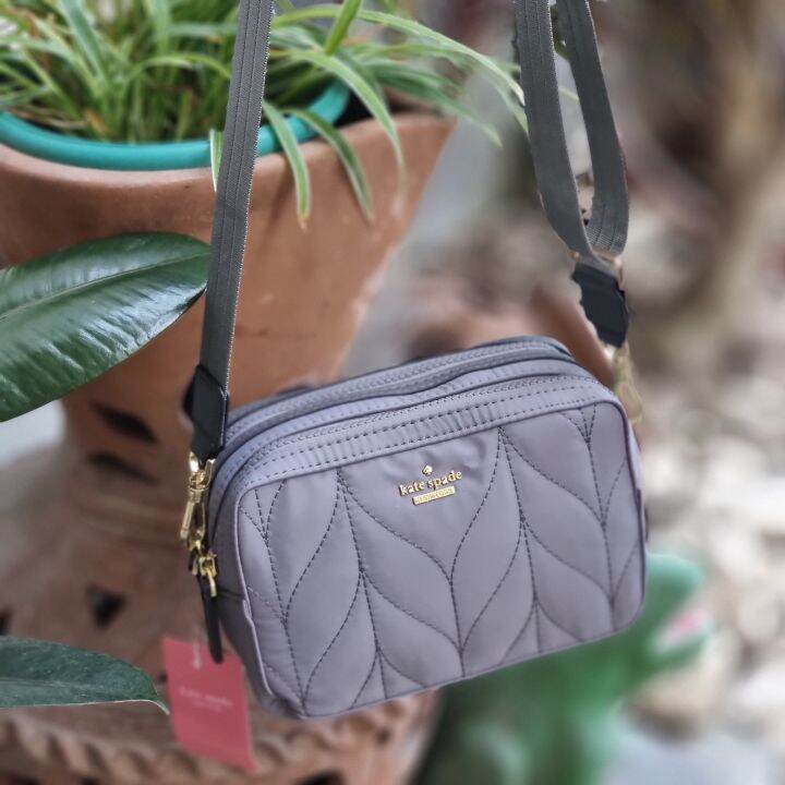 CODGrey Kate Spade Ellie Double Zip Women's Nylon Camera Bag Lazada PH