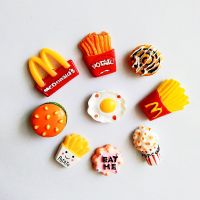 Cute French Fries Hamburger Cartoon Creative Three-dimensional Magnetic Clasp Refrigerator Magnets Magnets Home Decor