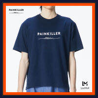 (PAINKILLER) PK ORIGINAL TEE  (NAVY) / เสื้อยืดผู้ชาย เสื้อแขนสั้นชาย เสื้อผ้าผู้ชาย เพนคิลเลอร์ / Printed T-shirt PAINKILLER / Original Collection