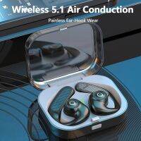 ﹊☽ Bone Conduction Bt Wireless Earphone Painless Wear Hanging Air Type Cancel Music Ear Conduction 2023 Nosie Bluetooth He K9p3