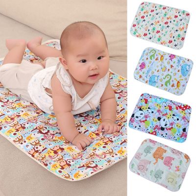 【CC】 60 x 90cm Cartoon Baby Large Cover Cotton Infant Urine Mattress Sheet Protector