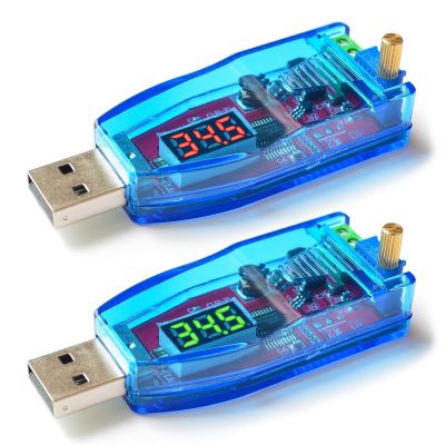 【YF】✸✔❂  DC-DC 5V to 3.3V 9V 12V 24V USB / Down Supply Module Adjustable Boost Buck Converter Out 1.0V-24V With