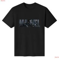 BayLine Marvel Logo Black Panther Avengers Super Hero Adult Tee Graphic ค้นหาความเป็นตัวเองเสื้อยืดสไตล์ลายที่ไม่ซ้ำใคร