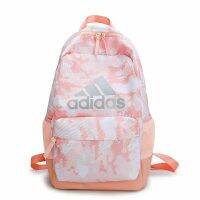 Original Adidas_Camouflage สีชมพูผู้ชายและผู้หญิงกระเป๋าเป้นักเรียนมัธยมต้นสบาย ๆ กระเป๋ากีฬาความจุขนาดใหญ่ผู้ชาย Yravel กระเป๋าเป้สะพายหลัง