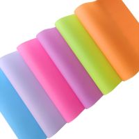 Jelly Solid Colored Translucent PVC Soft Plastic Film for Making Bag/Shoe/Garment/Decoration A4-6pcs Note Books Pads