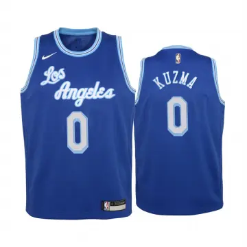 RSA Kyle Kuzma Signed Los Angeles Blue Basketball Jersey (Beckett)