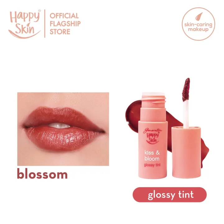 Happy Skin Kiss Bloom Glossy Tint in Blossom Lazada PH