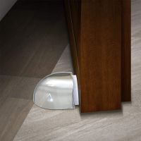 【LZ】 Rubber Transparent Door Stopper Anti-Collision Invisible Durable Door Stop for Wall Furniture Buffers Protection No Need Punch