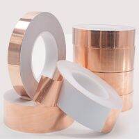 Copper Foil Tape Single-Sided Conductive Adhesive for Crafts EMI Shielding Grounding Glue for PDA PDP 4mm/5mm/8mm/10mm Adhesives Tape