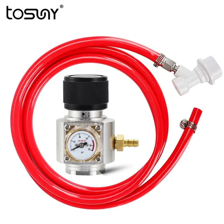 Sodastream CO2 Mini Gas Charger 090 PSI Gauge For Soda Water Beer