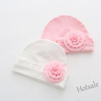 【hot sale】✾❒❄ C05 Flower Cotton Beanies Newborn Baby Boys Girls Lace Cap Hats 0-12months