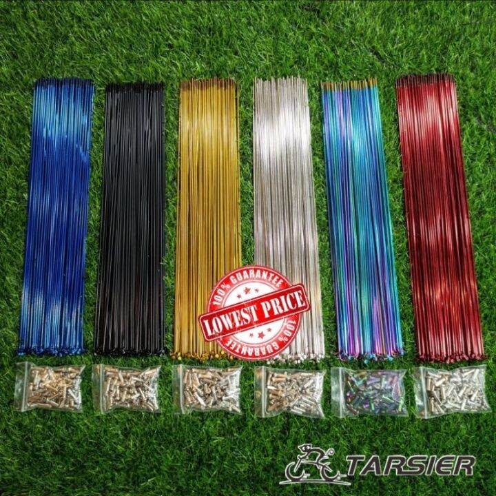 Ragusa Spokes and Nipples 72pcs / Stainless Rayos for MTB 26er 27.5er