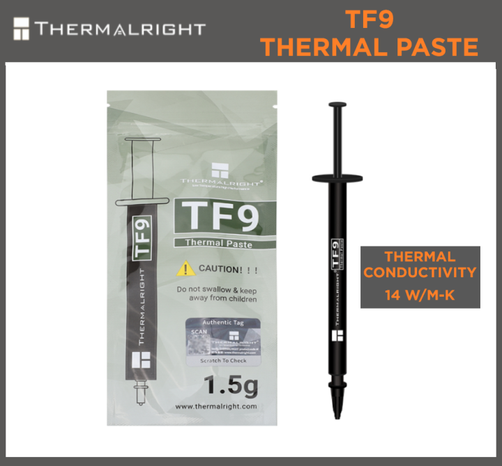Thermalright TF9 Thermal Paste for CPU and GPU. 14w/mk. High