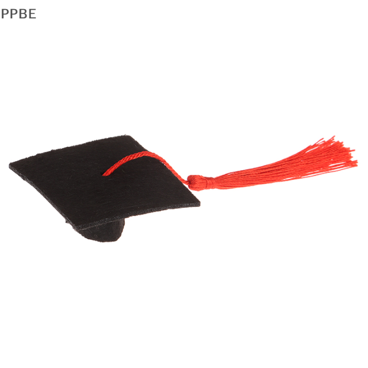 ppbe-1pc-graduation-hat-mini-ปริญญาเอกหมวกเครื่องแต่งกาย-graduation-cap-กับพู่กัน