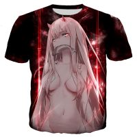 {Match maker}}อะนิเมะที่รักใน Franxx เสื้อยืดผู้ชาย/ผู้หญิงแฟชั่นใหม่เย็น3D พิมพ์เสื้อยืดสไตล์ลำลองเสื้อยืดสตรีท็อปส์