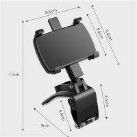 Hot 3 In 1 Car Phone Holder Dashboard Rearview Mirror Steering Wheel Support Sun Visor cket Mobile Cell GPS Stand Tablet Vehicle