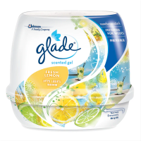 SuperSale63 ? Glade sented gel เจลหอมปรับอากาศ ขนาด180กรัม เกลดเซนเทดเจลมะนาว ?