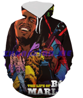 （xzx  31th）  (all in stock xzx180305)Music Bob Marley 3D Printed Hoodies - Hip Hop Sweatshirts 01