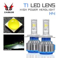 [ANYA Auto Parts] Zarkor ไฟรถยนต์ LED H4 Hi/lo Turbo หลอดไฟหน้า Led H7 H1 H11 9006 9005 H27/880หลอดไฟอัตโนมัติไฟหน้า6000K แสง