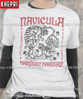 ?ส่งด่วน ฮิตมว๊าก?เสื้อยืด Unisex เสื้อคู่ Cotton TC รุ่น Navicula Tiger T-Shirt แบรนด์ Khepri ผ้านุ่ม ไม่หด รีดทับลายได้