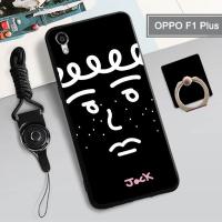 เคสซิลิโคนนิ่มสำหรับ OPPO R9/F1บวกเคสโทรศัพท์กล่องคลุมทั้งหมดทาสีป้องกันการตกป้องกันรอยขีดข่วนฝาครอบโทรศัพท์สำหรับ OPPO R9/F1 Plus,เคสแถมฟรีเชือกเคสโทรศัพท์ OPPO และที่วางแหวน