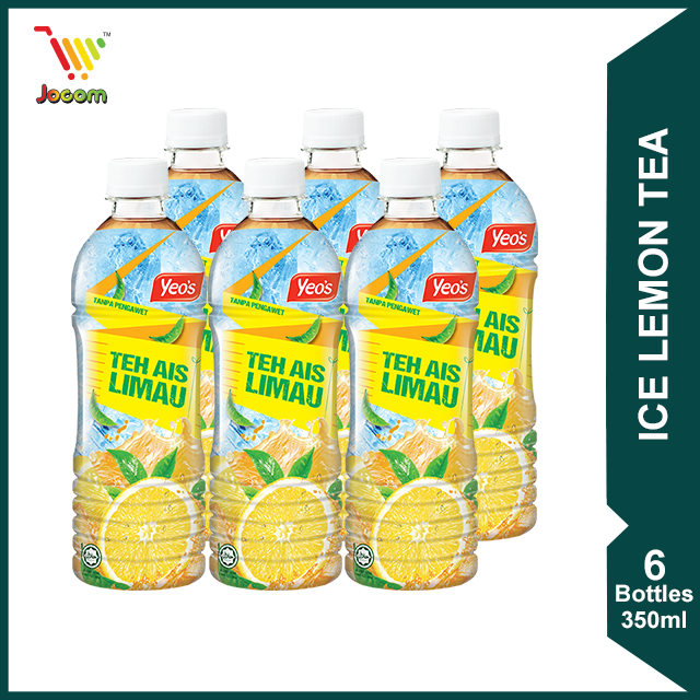 Yeos Asian Drink Ice Lemon Tea (6 x 350ml) Lazada