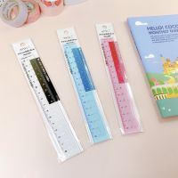 Midori Ruler ไม้บรรทัดแบบโปร่งใส  CL  ขนาด 15 cm