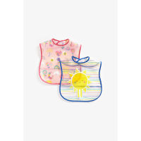 ผ้ากันเปื้อน Mothercare Sunshine Crumb-Catcher Bibs - 2 Pack UB803