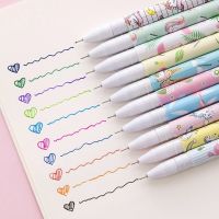 ปากกา 10 สี ⭐️ พร้อมกล่อง มีหลายลาย - ปากกาเจล ปากกาสี ปากกาน่ารัก 10 colors pen 0.38 by mimisplan