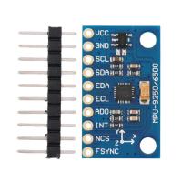 MPU9250 GY-9250 9แกน/9-ทัศนคติแกนโมดูลตรวจจับ Iic/spi Gyro + Accelerator + Magnetometer ประสาทสัมผัสโมดูล3-5V พลังงาน