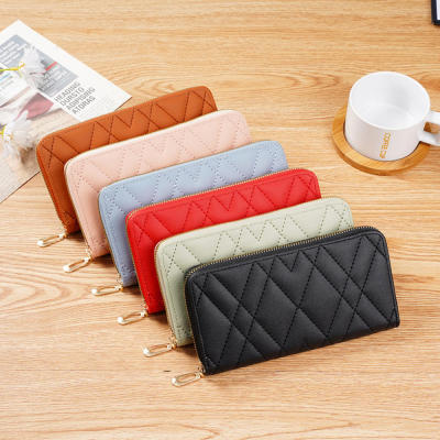 Womens Wallets Zipper Wallet Large Capacity Wallet Long Style Wallet Womens Wallet Korean Handheld Bag