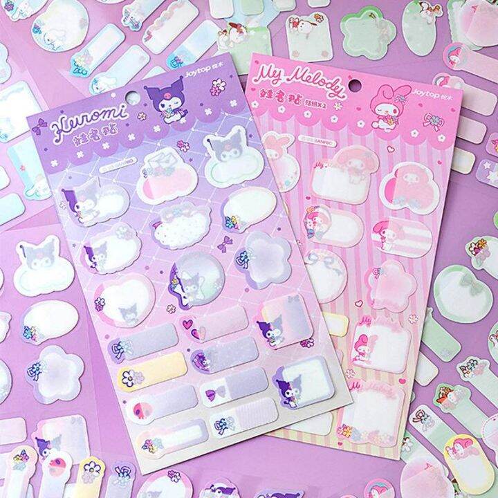 2 Piece Sanrio Stickers Blank Word Stickers For Schools Kids Stickers ...