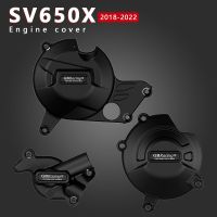 ฝาครอบเครื่องยนต์มอเตอร์ไซค์คลัตช์ด้านอุปกรณ์เสริม SV650X 2022สำหรับ Suzuki SV 650X 650X2018 2019 2020 2021 2022