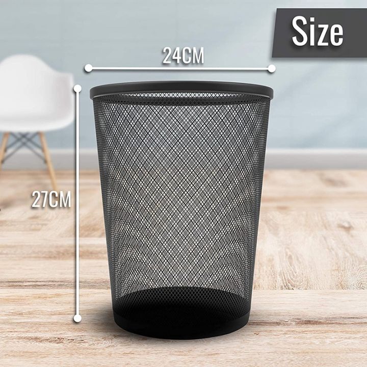 circular-black-mesh-waste-waste-paper-bin-basket-metal-trash-bin-for-kitchen-home-offices-dorm-rooms-bedrooms