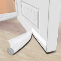 37inches Insulation Sound Reduction Bottom Proof Noise Strips Of Blocker Cutable Door White One