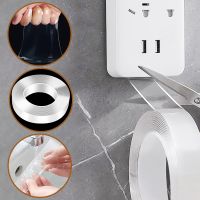 Super Strong Double Sided Adhesive Tape Washable Reusable Waterproof Transparent double tape Suit for Kitchen Bathroom Supplies