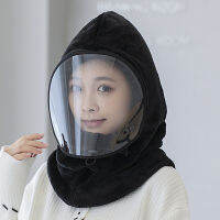 ขายส่งหมวกผู้หญิงฤดูใบไม้ร่วงและฤดูหนาวขี่จักรยาน Windproof หมวกคอความอบอุ่นแบบบูรณาการป้องกันหูหมวกที่มีหน้ากากป้องกัน