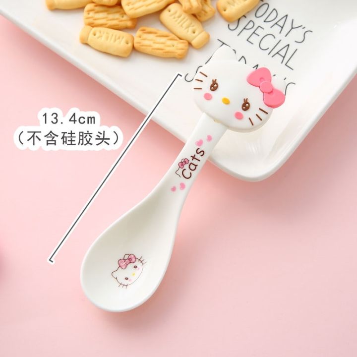 spoon-ceramic-household-creative-cartoon-cute-girl-heart-children-eat-and-drink-soup-small-porcelain-dessert