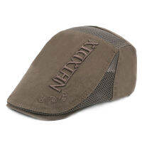 ใหม่แฟชั่นธรรมดาตาข่าย Beret ผู้ชายฤดูใบไม้ผลิและฤดูร้อนผ้าฝ้าย Berets หมวก Hip Hop Casquette กระดูก Gorra Inglesa Hombre