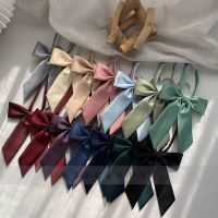 Solid fine twill small long handle  bow tie women girl sailor uniform accessories College style collar flower bow tie Boys Clothing