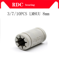 จัดส่งฟรี 3/7/10pcs Solid Polymer LM8UU แบริ่ง 8mm SHAFT Drylin RJ4JP-01-08 สำหรับ Anet Reprap Prusa i3 3D เครื่องพิมพ์-dchvbhdvbhvsfvfb