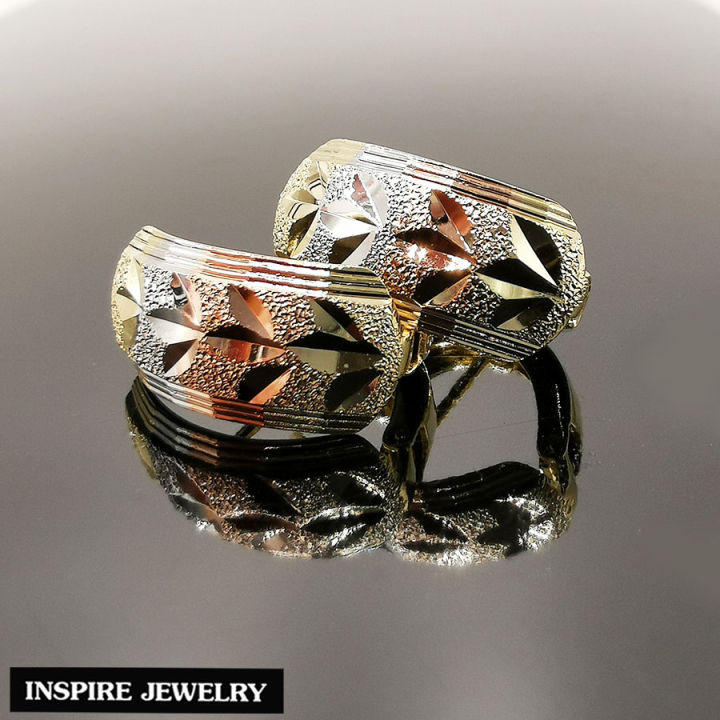 inspire-jewelry-ต่างหูทองทำลาย-สามกษัตริย์-งานร้านทอง-เกรดaa-ตัวเรือนหุ้มทองแท้-24k-ขาlock-สวยหรู-จำนวนจำกัด-ขนาด-1-7-x-1-cm