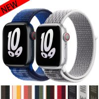 ✲⊙ 44 45 49mm Nylon Loop Strap For Apple Series 7 8 Smart Watch X8 XS8 Max Breathable Smartwatch T500 Plus X6 I7 W27 T900 Pro Ultra