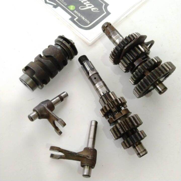 GIGI RASIO SMASH 110 OLD NEW ORIGINAL COPOTAN GIGI TRANSMISI SUZUKI ...