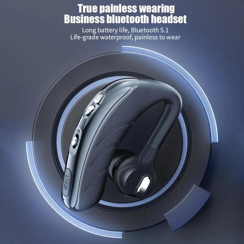 V8 Bluetooth Wireless Headset Bluetooth Wireless Headset Hands-free Headset  Clip-on Headset