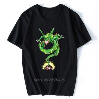 【Mens clothing】พิมพ์ผู้ชายเสื้อยืดเสื้อยืดผ้าฝ้าย O คอแขนสั้น NewPokeball Z Rayquaza ผู้หญิงเสื้อยืด