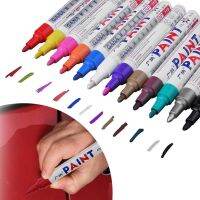 【CC】 Colorful pen Car Tyre Tire Tread Metal Permanent Paint markers Graffiti Oily Marcador Caneta Stationery