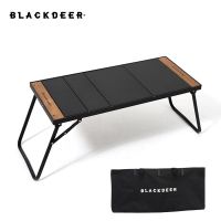 【LZ】jia yi BLACKDEER Camping Folding Aluminum Alloy IGT Table Multifunctional Portable BBQ Grill Wood Table Outdoor Picnic Fishing